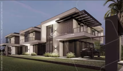 Casa Individual de Alto Padrão, Financiável, com 3 Suítes, 4 Vagas, à Venda, Lagoa da Conceição, Fl