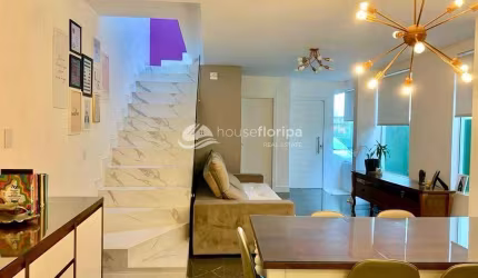 Casa à venda com 3 dormitórios, em loteamento planejado, com piscina, no Ribeirão da Ilha, Florianó
