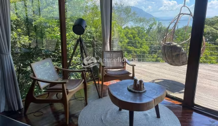 Casa 1 dormitório à venda com vista maravilhosa para o mar, no Ribeirão da Ilha, Florianópolis, SC