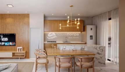 Portal do Ribeirão - Casa à venda em loteamento planejado com 2 suítes no Ribeirão da Ilha, Florian