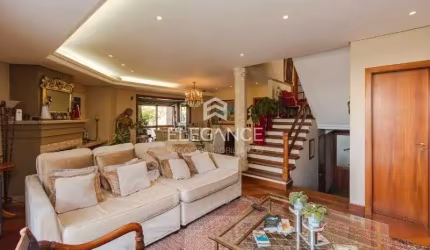 Elegance imóveis vende casa em condomínio,445m, 6 dormitórios, 3 suítes, living 3 ambientes, piscina e 3 vagas de garagem/box. Comprar R$ 2.990.000,00