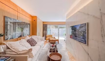 Elegance Imóveis vende apartamento garden mobiliado de luxo com 84 m2 privativos 1 dormitório 1 suite 2 vagas box garagem Três Figueiras Porto Alegre