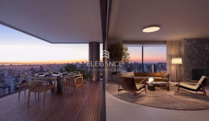 Elegance imóveis vende apartamento de luxo com 356 m2 privativos, 4 suítes, 4 vagas box garagem. Prédio exclusivíssimo no Bela Vista Porto Alegre.