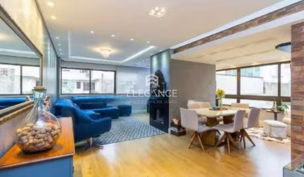 Elegance Imóveis vende ótimo apartamento com 117 m2 3 dormitórios suíte 2 vagas box garagem Piscina Academia Salão de  Festas Petrópolis Porto Alegre