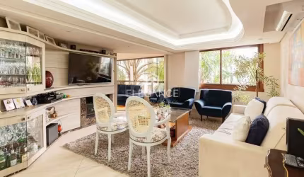 Elegance imóveis vende excelente apartamento de 177m² com 3 dormitórios, suíte máster, escritório, dependência e 2 vagas de garagem em Petrópolis - Porto Alegre.