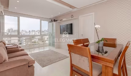 Apartamento para comprar em andar alto com 2 dormitórios suíte, 1 vaga box garagem, infra de clube, jardim Botânico Porto Alegre. Elegance Imóveis