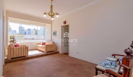 Elegance Imóveis vende apartamento de frente,103 m2 desocupado andar alto 3 dormitórios, prédio tradicional do Bom Fim com elevador e port  24 horas