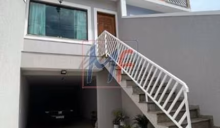 REF 16.503 - Lindo sobrado na Vila Aurora, 240 m², 3 quartos (sendo 3 suítes), sala, cozinha, copa, lavabo, lavanderia, depósito e 3 vagas.