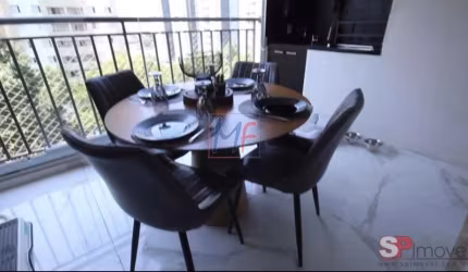 REF 16.638 - Excelente apto no Pq. Continental, 64,5 m² a. u., 2 dormitórios (1 suíte), sala, cozinha, banheiro, varanda gourmet, 1 vaga e lazer.