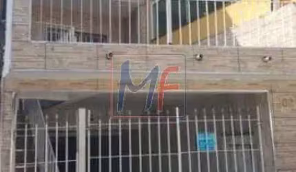 Excelente sobrado no Jd. Campo Limpo, 320m² a.u, 3 quartos (1 suíte), sala, cozinha, banheiro, lavanderia e 5 vagas de garagem. REF 16.783