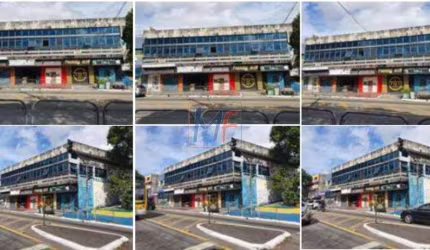 REF 17.004 - Excelente prédio comercial no Jd. Brasília, 904 m² a.u, 398 m² de terreno, 50 metros de frente, com 3 pavimentos, sacada aberta.
