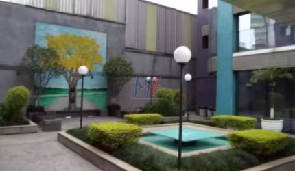 Excelente Conjunto Comercial no bairro Indianópolis, com 44m² de a.u, 2 salas, 2 banheiros e 1 vaga de garagem. - REF 9501