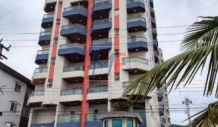 Apartamento em Mongaguá/SP, 91m² a.u., 2 dormitórios (1 suíte), sala, cozinha, lavanderia, 1 vaga e lazer (REF 17.277)