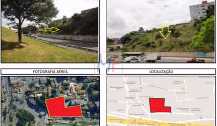 Terreno localizado no bairro Vila Mangalot, com 3.400m² de a.t, testada de 90 metros, zoneamento: ZC (REF 7133)