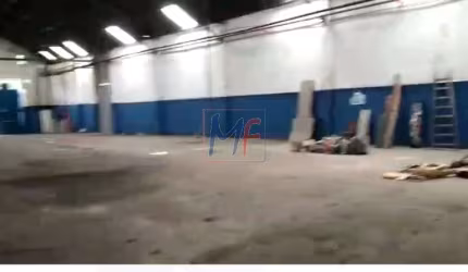 REF 12.476 Galpão com 2.393 m² útil. Testada de 45 m, no bairro Chácara Califórnia, a 10 min de carro do metrô Tatuapé, Zoneamento ZC.