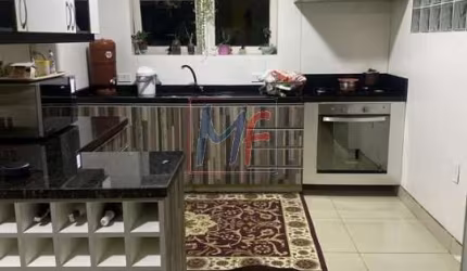 Excelente sobrado no Jd. Raposo Tavares, 228m² a.u., 3 quartos (1 suíte), sala, cozinha, escritório, área gourmet, 4 vagas (REF 17.853)