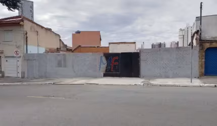 Excelente terreno na Cidade Mãe do Céu, com 476m² de área, testada de 17 m, laterais de 28 m, prox. Shopping e Metrô Tatuapé (REF 18.414)