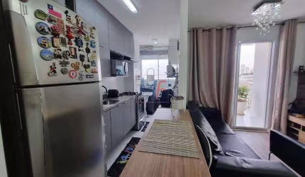 Excelente apto no Catumbi, 57m² a.u., 2 dormitórios (1 suíte), salas de estar e jantar, cozinha, lavanderia, varanda, 1 vaga, lazer (REF 18.558)