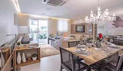 Excelente apto na Conceição, com 58m² a.u., 2 dormitórios (1 suíte), sala, cozinha, lavanderia, terraço, 1 vaga, lazer (REF 18.824)
