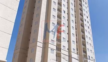 Excelente apto no Pq. Jaçatuba, Santo André/SP, 59m² a.u., 3 dormitórios (1 suíte), sala, cozinha, lavanderia, terraço, 1 vaga, lazer (REF 18.838)