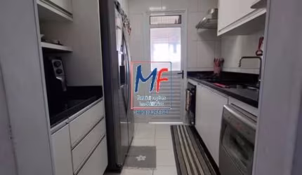 Excelente apto na Vila Amélia/SP, com 81m² a.u., 3 dormitórios (1 suíte), sala, cozinha, lavanderia, varanda envidraçada, 1 vaga, lazer (REF 20.034)