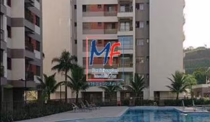 Excelente apto em Caraguatatuba/SP, com 62m² au., 2 dormitórios (1 suíte), sala, cozinha planejada, varanda gourmet envidraçada, lavanderia, 1 vaga, lazer (REF 19.946)