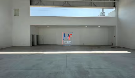 Excelente Galpão Comercial  Mauá, com 584 m²  a.c., 840 m² terreno,  vão livre  e 9mts de pé direito, vão livre. REF: 20.073