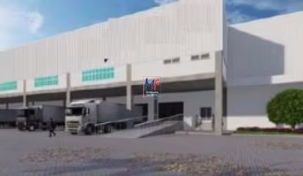 Excelente galpão em Extrema MG, em condomínio fechado, com 8.944  m² a.u., 8 docas, 6 vagas para carretas, 10 vagas para automóveis (REF 19.555)