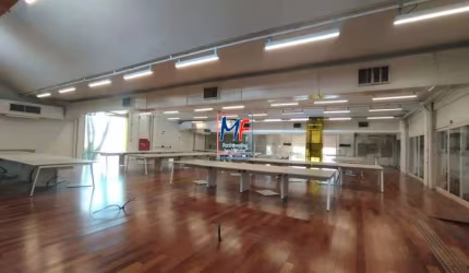Excelente Prédio Comercial para Locação com 17.550 m² a.c., 15.138 m2 terreno,  testada de 170,50 m. mezanino, escritórios, 30 banheiros no total, 30 vagas. REF: 20.099