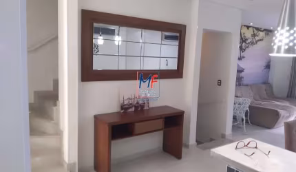 Excelente sobrado em cond. fechado no Guarujá/SP, com 4 dormitórios (1 suíte), sala, cozinha, lavanderia, churrasqueira, 4 vagas, lazer (REF 19.994)