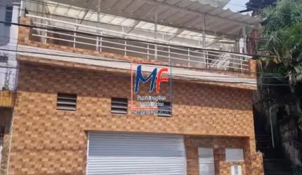 Excelente sobrado Vila Paulicéia, 430 m² a.c.,  terreno 402 m2, 2 quartos (2 suítes), sala, copa, cozinha, dep. empregada, casa hóspedes, salão festas, 3 vagas (REF 19.819)
