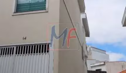 REF 16.780 - Lindo sobrado em cond. fechado em Santo André, 109m² a.u., 2 quartos (2 suítes), sala, cozinha, lavabo, lavanderia e 2 vagas.