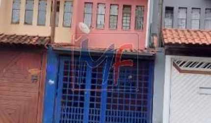 REF: 16.545 - Lindo sobrado no Jardim Brasília ,  115 m² a.u.,  2 dormitórios, sala, cozinha, banheiro, área de serviço, edícula e 2 vagas.