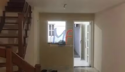 REF 16.710-Sobrado em condomínio no Jd. Leonor Mendes de Barros, 72 m² a.u., 2 quartos (1 suíte), 2 salas, cozinha, área de serviço e 1 vaga.