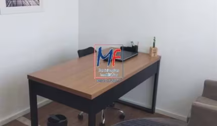 Excelente conjunto comercial em Barueri/SP, 35m² a.u., com recepção, 2 salas, 1 copa, 1 banheiro, 1 vaga. Aceita permuta por casa/apto em Barueri (REF 20.231)