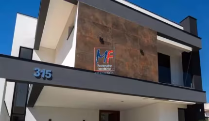 Excelente casa em cond. fechado em Jundiaí/SP, 215m² a.u., 4 dormitórios (3 suítes), sala, cozinha, home office, mezanino, área gourmet, piscina, 4 vagas (REF 20.238)