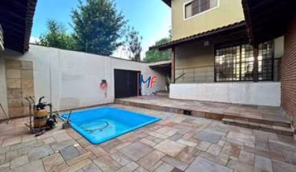 Excelente sobrado em Ribeirão Preto SP, com 245m² a.c., 3 dormitórios (1 suíte), sala, cozinha, escritório, piscina, salão de festas, área gourmet, 4 vagas (REF 20.172)