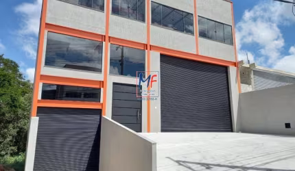 Excelente prédio comercial em Caieiras, 817 m² a.u., 3 pavimentos, estrutura metálica e acabamento em grafiato.(REF 20.531)