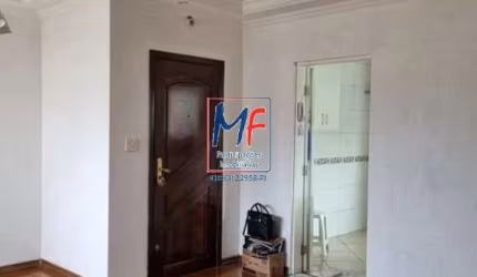 Excelente apto Vila Guiomar, Santo André , 102m² a.u., impecável,  3 dorms.(1 suíte), sala, sacada, cozinha, depósito, 3 vagas  e lazer completíssimo . (REF 20.564)