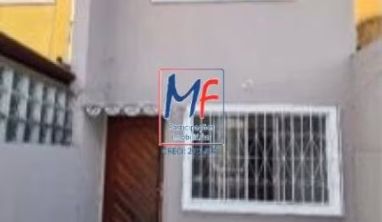 Excelente sobrado no Jardim 9 de Julho, 74m²a.c., com 2 dormitórios, sala, cozinha, lavanderia, lavabo e 1 vaga. REF: 20759