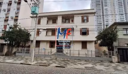 Excelente Apartamento em Santos, 83m²a.u., a 2 quadras da praia, 3 quartos, 2 banheiros, area de serviço, 1 vaga. REF: 20790