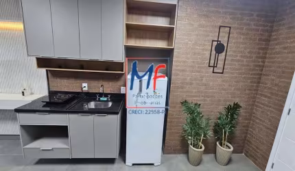 Excelente apto studio na Vila Clementino, com 28m² a.u., 1 dormitório, cozinha, banheiro, varanda, lazer. Prox. Shopping Metrô Santa Cruz (REF 21.119)