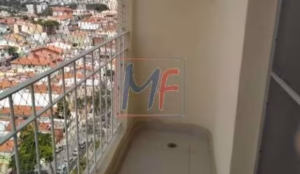 REF: 4355 - Excelente apartamento na Penha de Fraça, em andar alto com 2 dorms, lavabo, quarto de empregada, sacada, área de serviço.