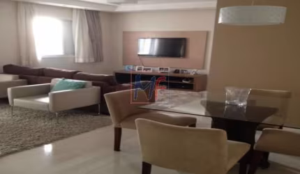 Excelente apartamento no Tatuapé, mobiliado face norte sendo 2 suítes, sala ampliada, 2 vagas, sacada gourmet. REF: 4824