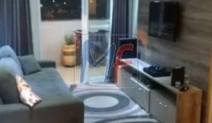 Lindo apartamento no bairro Gopouva em Guarulhos com 3 quartos (1 suíte), todo mobiliado, telas de proteção, lazer e  2 vagas. REF 6557