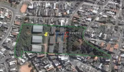 Terreno com 23.707 m² em Carapicuíba . .Estuda propostas e permutas! (REF 7.914)
