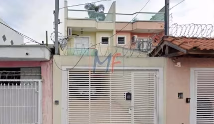 REF: 11.721 Belo sobrado no Vila São Geraldo 150 m², sala com sacada, cozinha, 4 quartos (sendo 2 suíte) , espaço gourmet, piso frio, 2 vagas