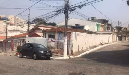 REF 12.180 Excelente Terreno no bairro Vila Guarani (Z Sul), com 208 m² , casa velha para demolição, escriturado, 8 X 26 mtrs. Próx. ao metrô.