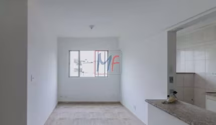 Excelente apto na Vila Homero Thon, 60 m² a.u., 2 quartos, sala, cozinha, banheiro, área de serviço, 1 vaga. Lazer. Portaria 24hs. (REF: 15.149)