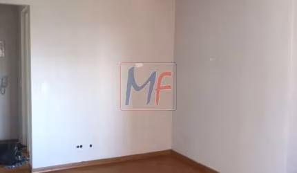 REF  15.742 - Lindo apartamento no Brás,  51 m² a.u., 2 quartos, ampla sala, cozinha com armários, área de serviço, 1 vaga fixa e  Lazer.